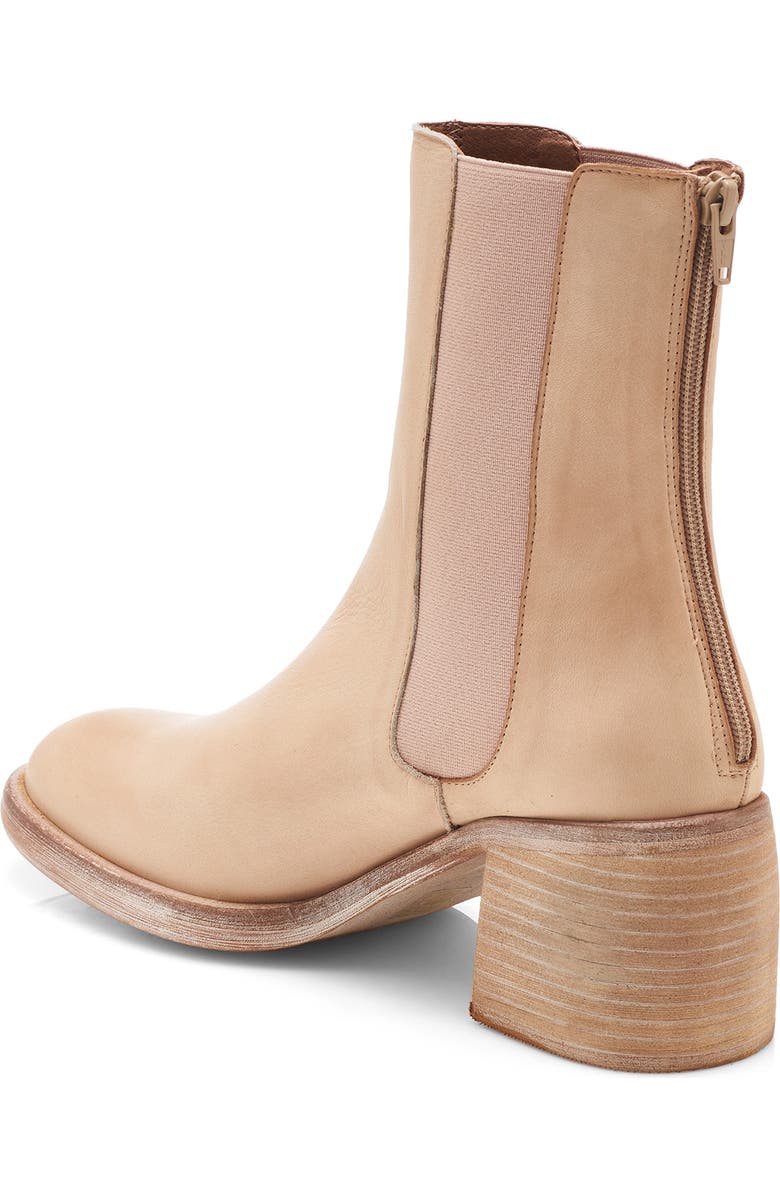 Free People Essential Chelsea Boot, Alternate, color, Natural Leather