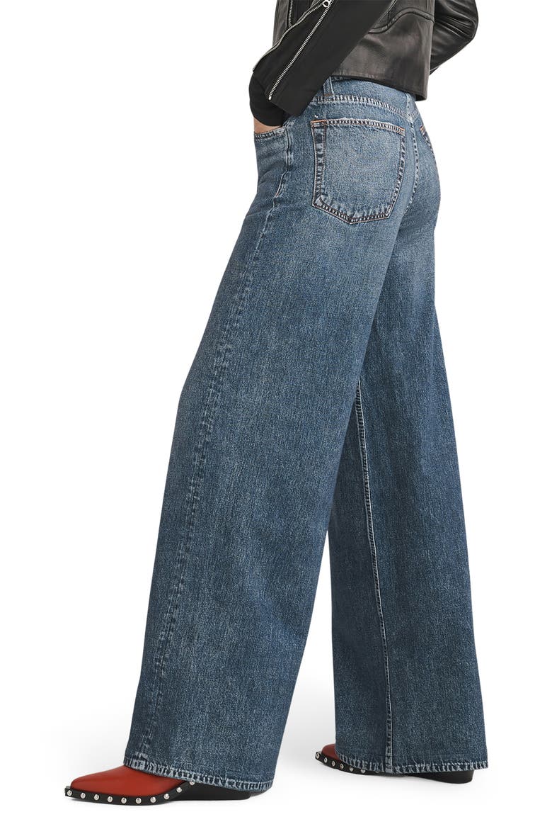 Miramar Sofie High Waist Cotton Terry Sweatpant Jeans, Alternate, color, KIMBR