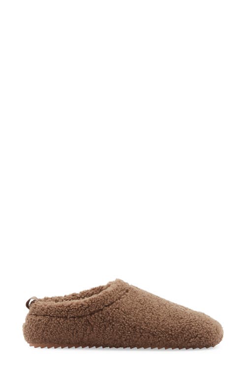 Nordstrom Greer Faux Shearling Clog Slipper In Brown