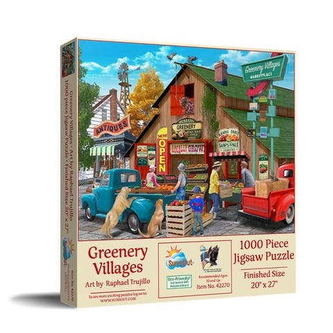 Greenery Villages 1000 piece Jigsaw Puzzle for Adults