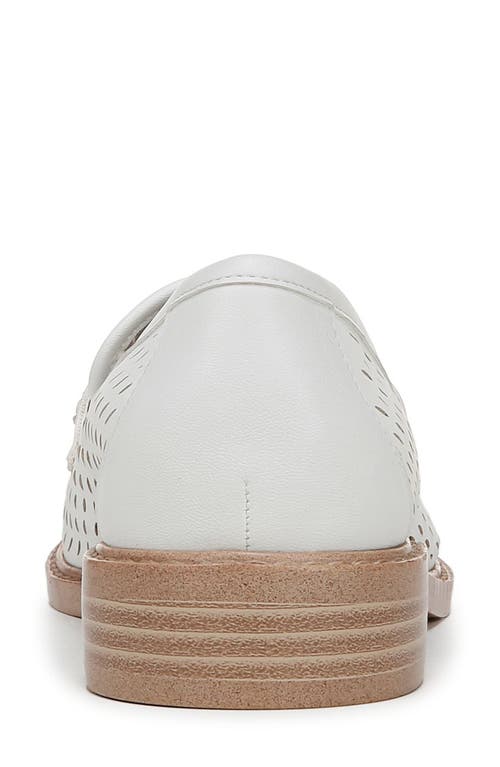 Franco Sarto Alison Lasercut Loafer In White