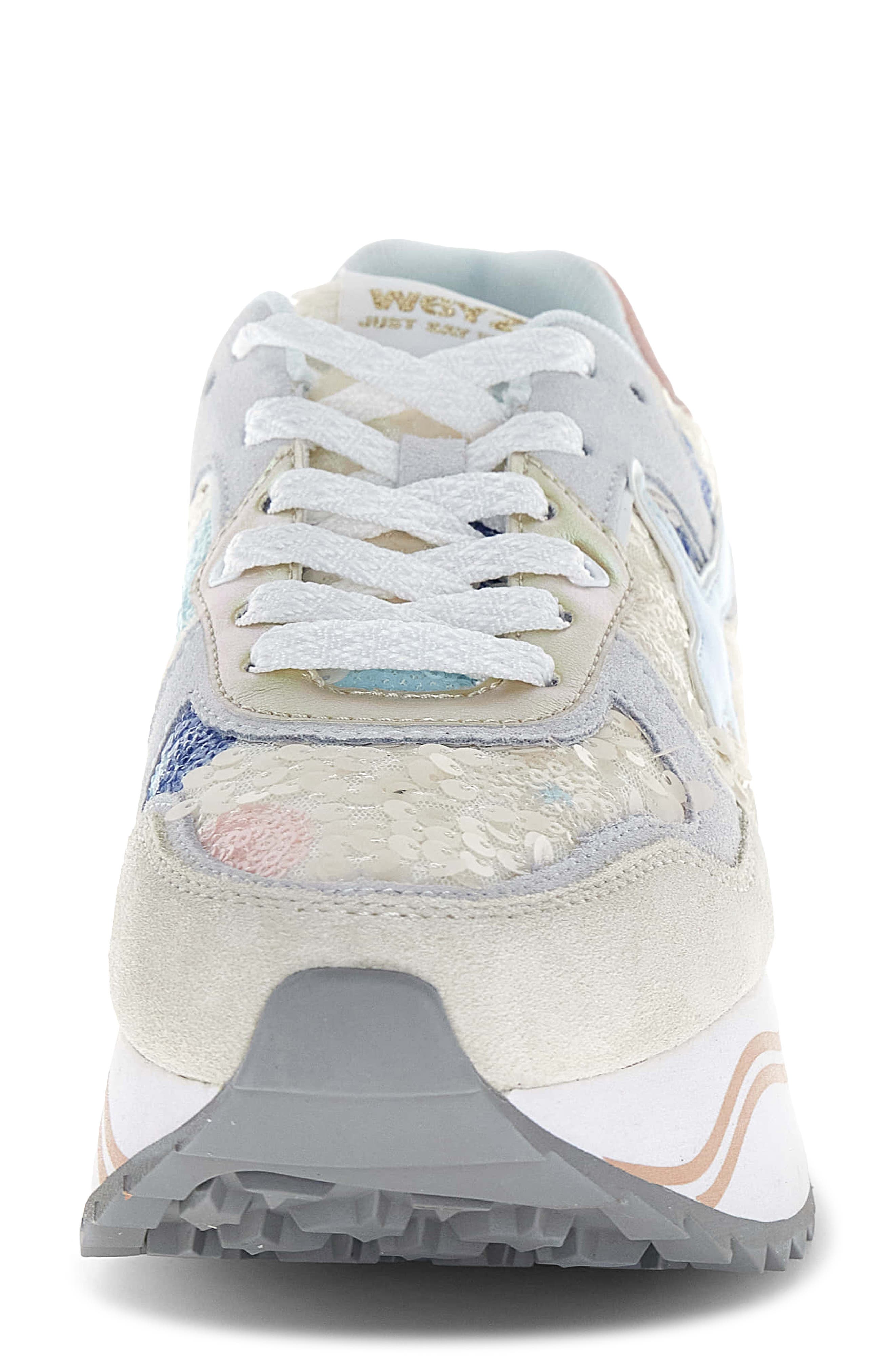 Deva Sneaker, Alternate, color, WHITE MULTI