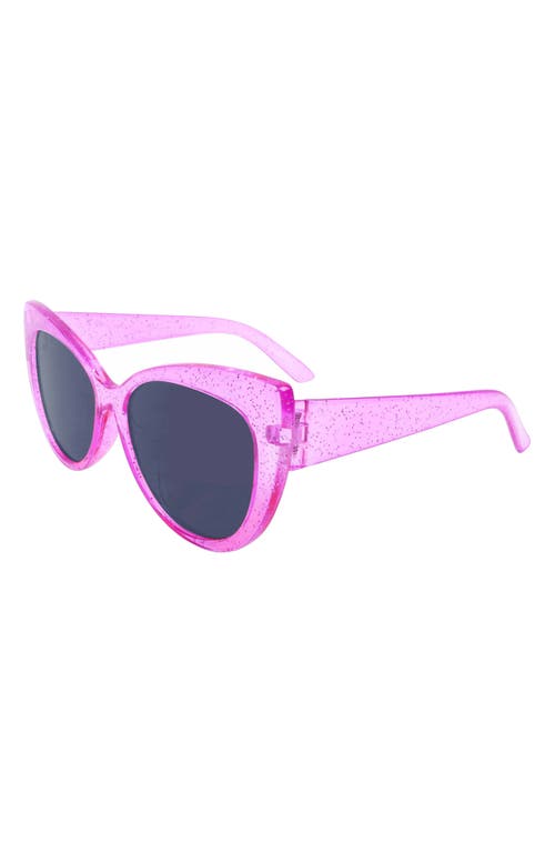 Omg Accessories Kids' Cat Eye Sunglasses & Butterfly Case Set In Lollipop