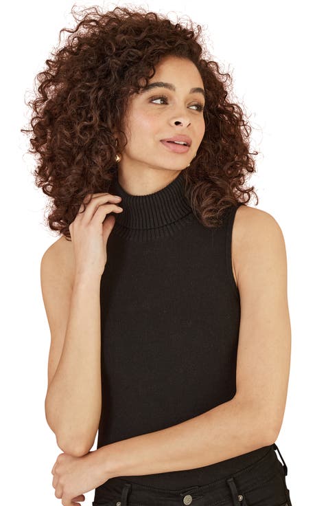 Roll Neck Sleeveless Sweater