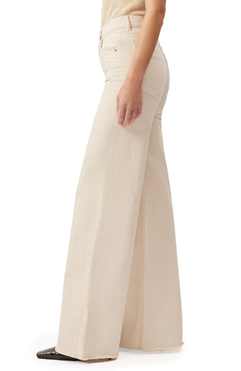 DL1961 Hepburn Fray Hem Wide Leg Jeans, Alternate, color, 