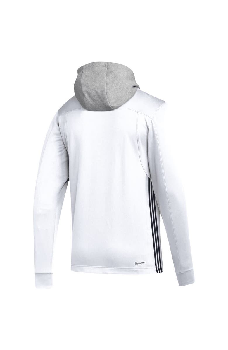 adidas Men's adidas White Los Angeles Kings Refresh Skate Lace AEROREADY Pullover Hoodie, Alternate, color, 