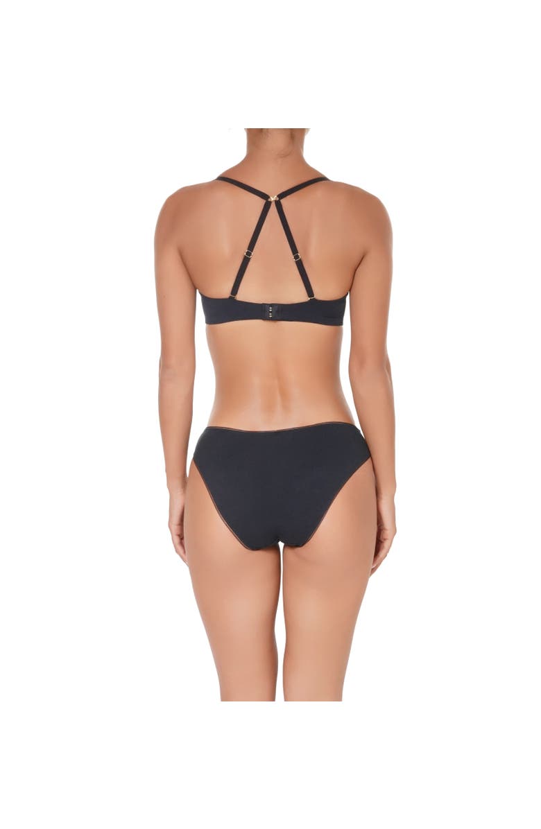 Huit Coton Bio Bikini, Alternate, color, Black