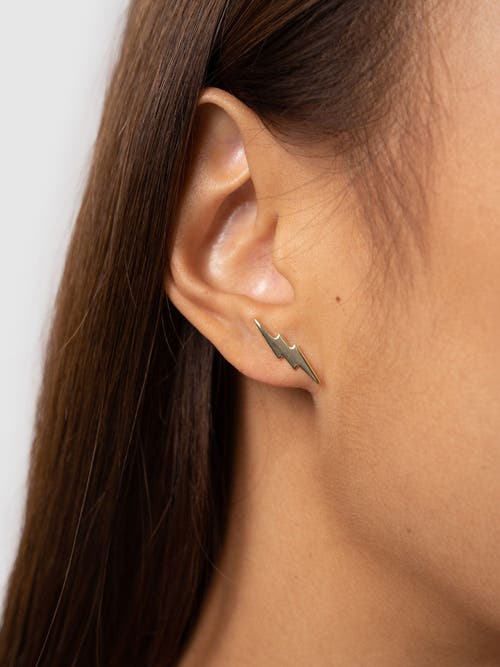 Saint + Sofia Lightning Earrings In Gold