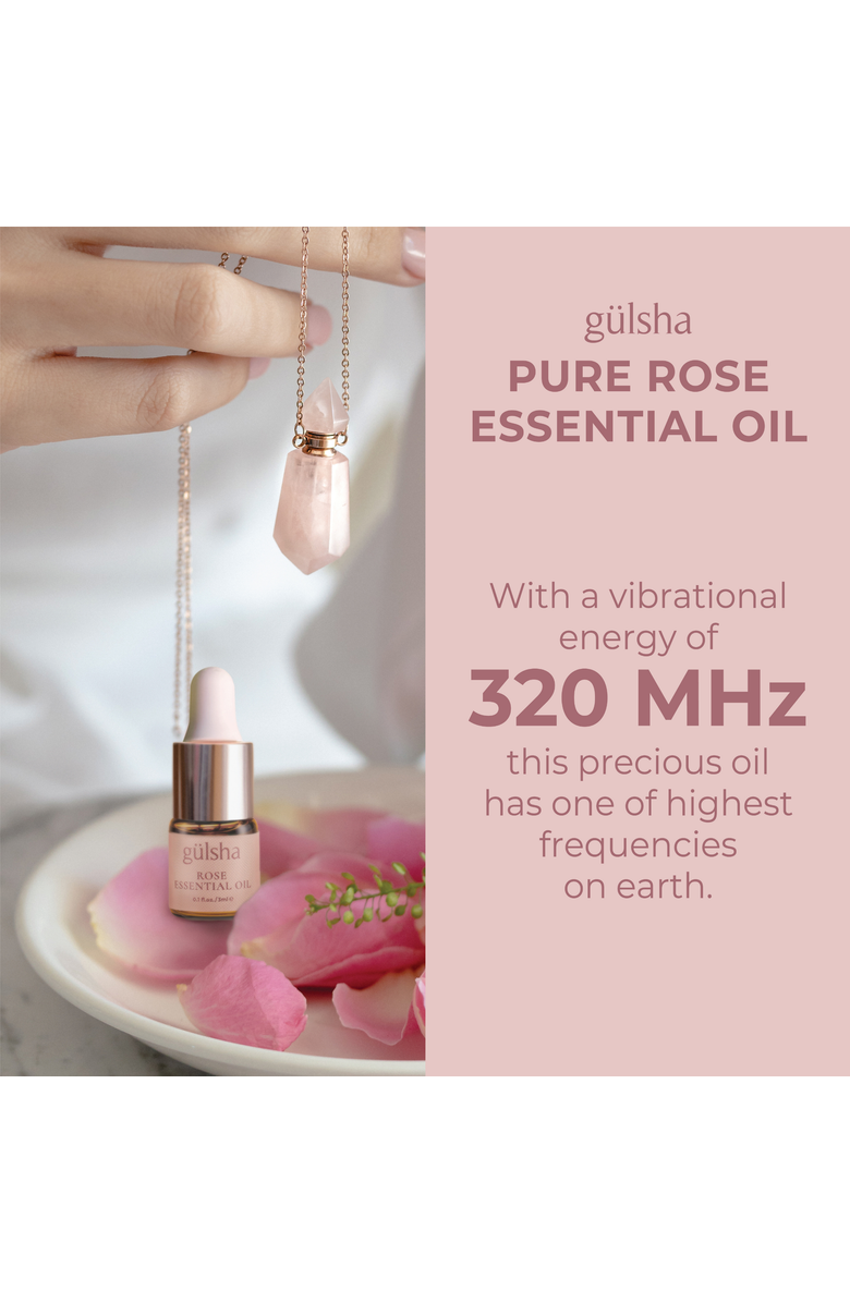 Gulsha 100% Pure Rose Essential Oil, Alternate, color, NO COLOR