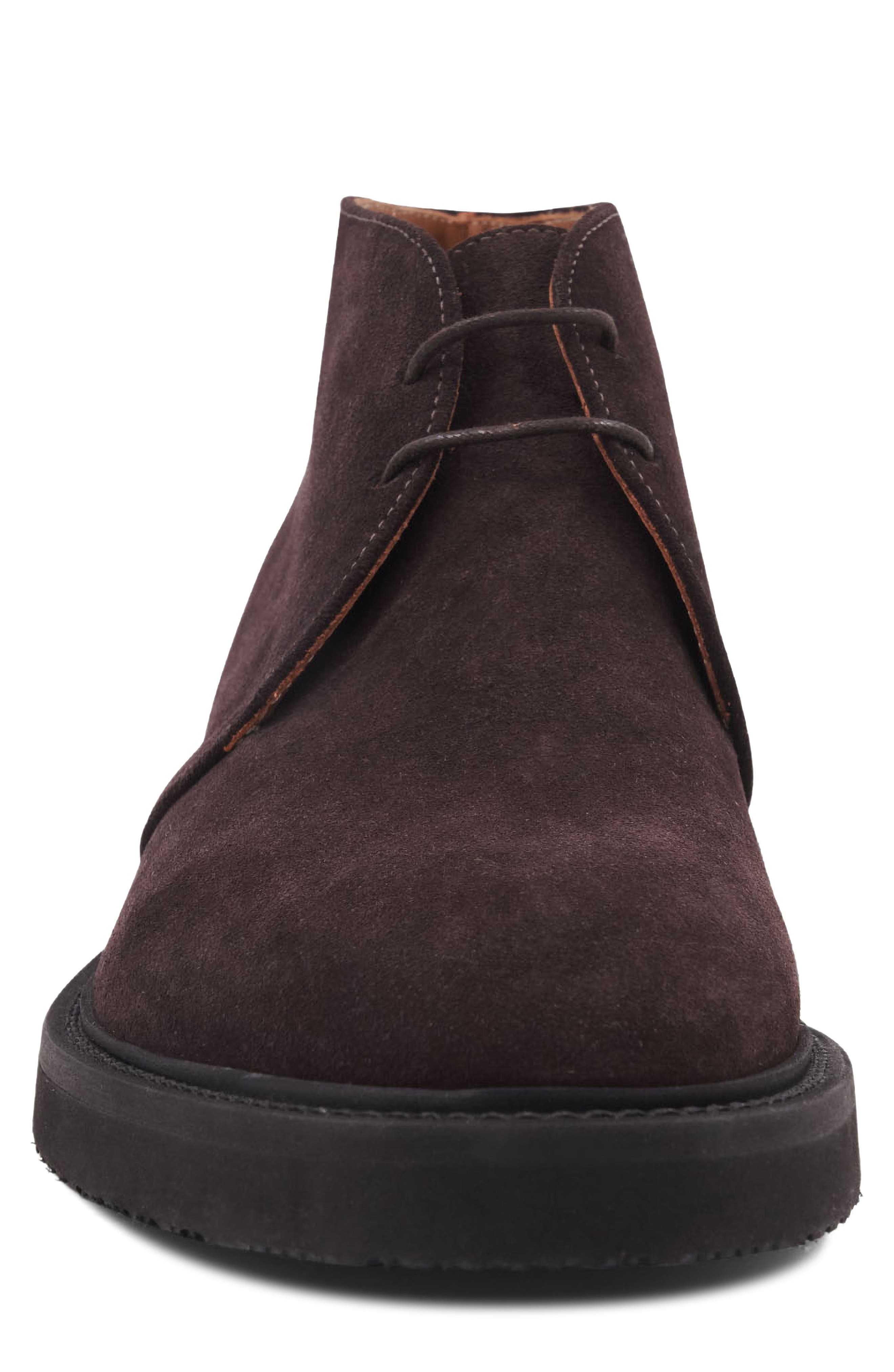 Golliard Water Resistant Chukka Boot, Alternate, color, DARK BROWN SUEDE