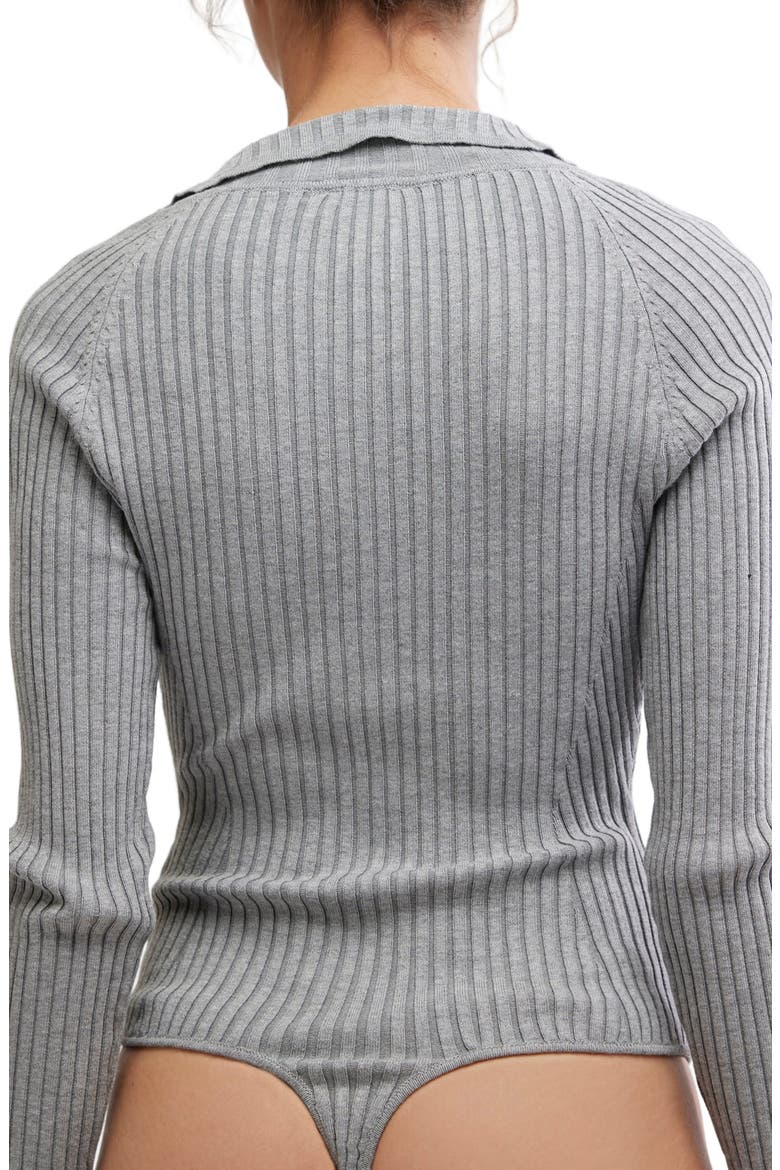 Ready for It Long Sleeve Bodysuit, Alternate, color, GREY