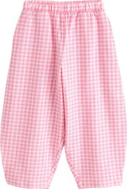 NEXT Kids' Gingham Barrel Pants