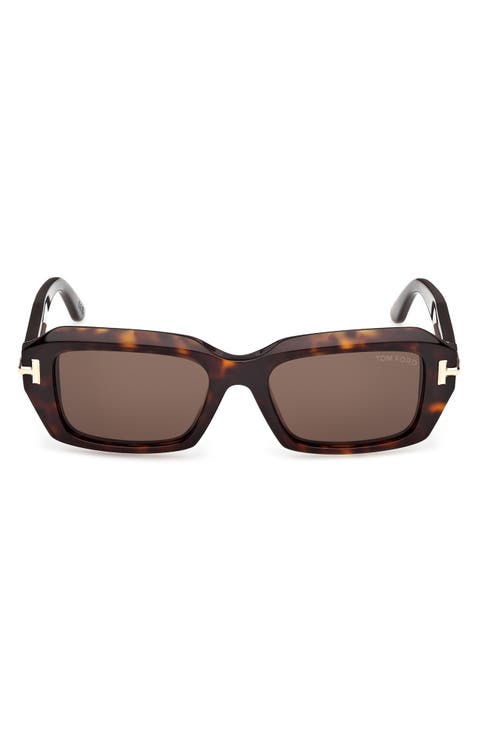 53mm Rectangular Sunglasses