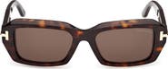 TOM FORD 53mm Rectangular Sunglasses