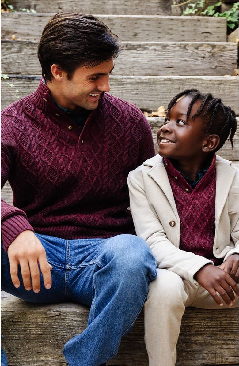 Hope & Henry Baby Boys' Fleece Blazer, Infant, Alternate, color, Taupe Herringbone Fleece