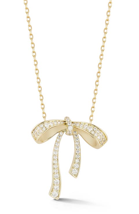 Bow Pendant Necklace