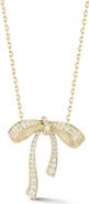 SPHERA MILANO Bow Pendant Necklace