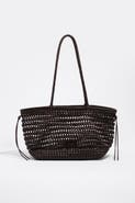 Bimba y Lola Plaited Leather Shopper Bag