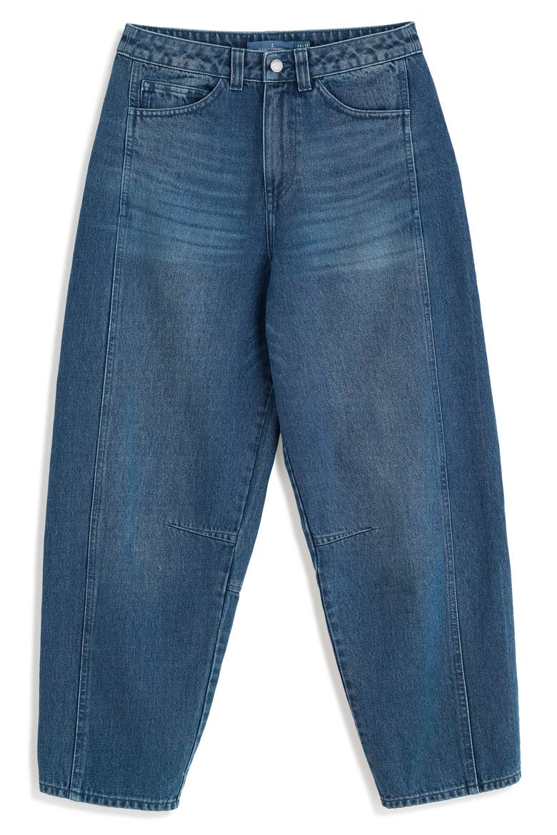 Gwenver Tapered Ankle Jeans, Alternate, color, MID WASH
