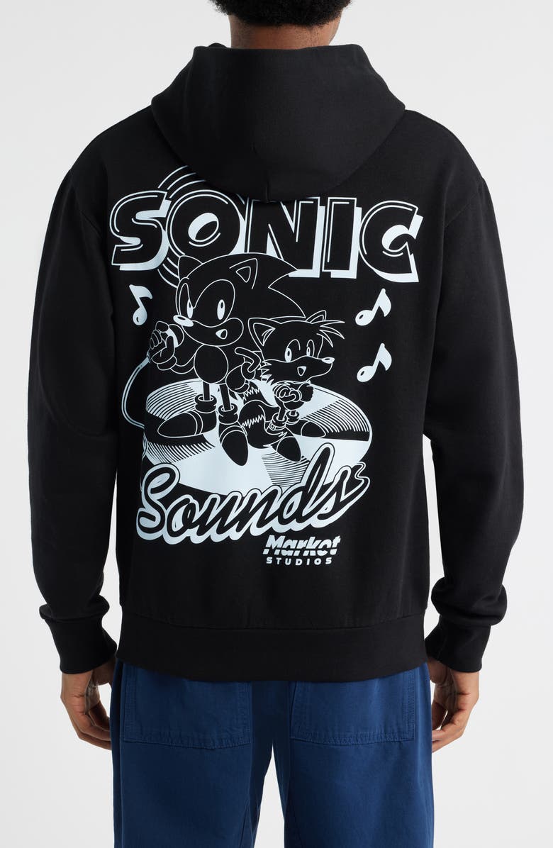 MARKET x Sonic Sounds Hoodie, Alternate, color, Black