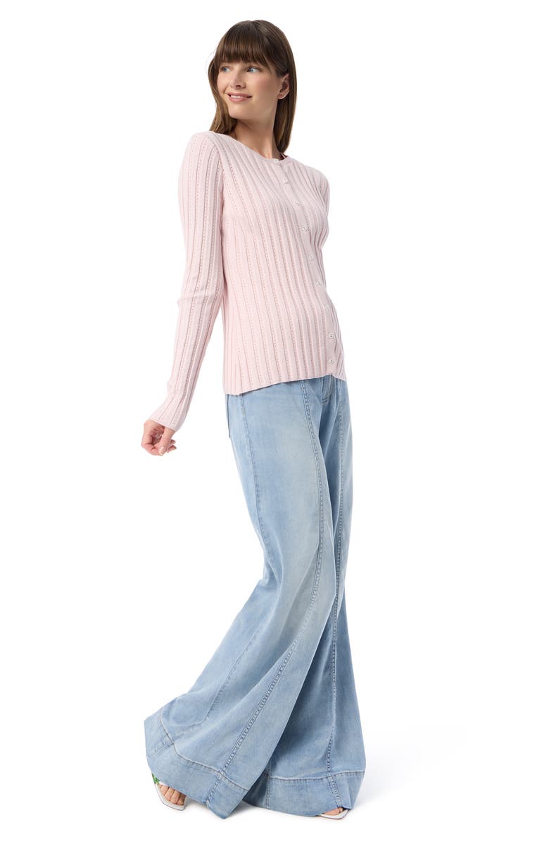 Dee Ocleppo Tabitha Seamed Wide Leg Jeans, Alternate, color, Aero Wash