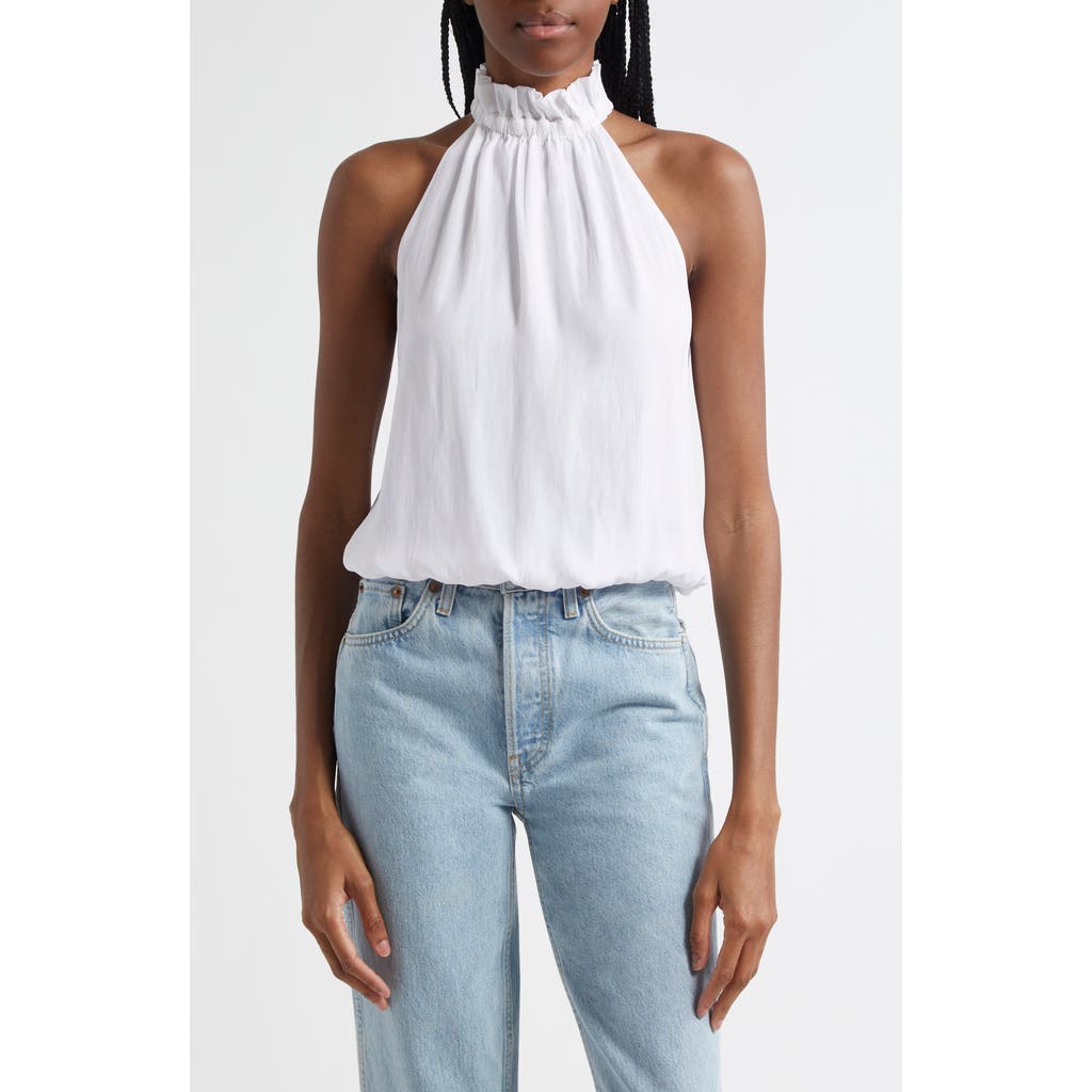 RAMY BROOK RAMY BROOK ROWAN RUFFLE COLLAR SLEEVELESS TOP