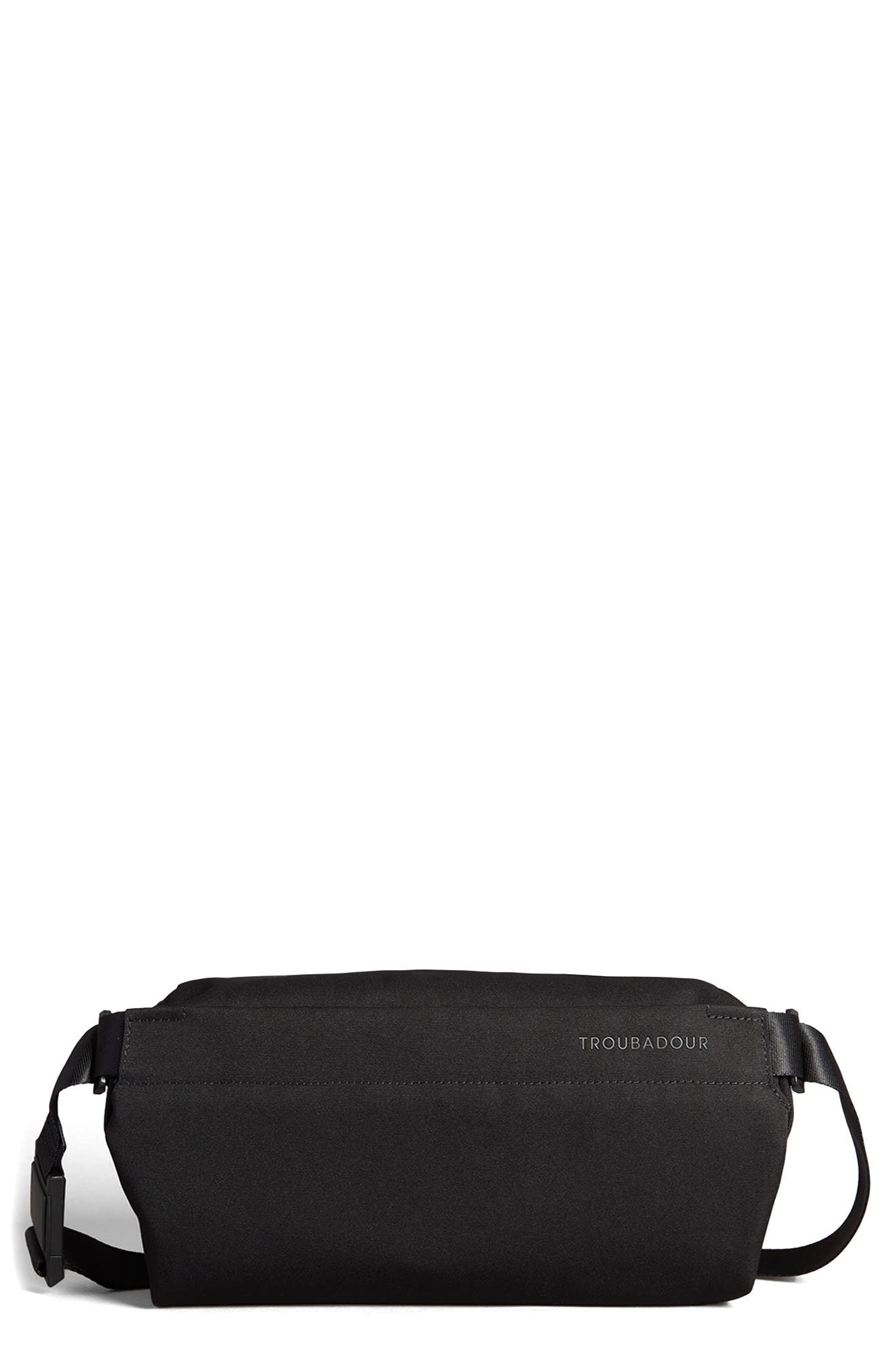 Troubadour Sling Recycled Polyester Messenger Bag, Main, color, 