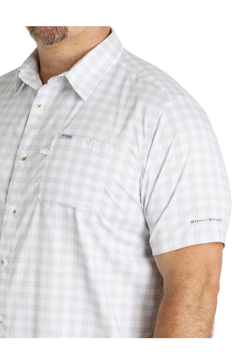 Columbia Big & Tall Super Slack Tide Camp Shirt, Alternate, color, Cool Grey