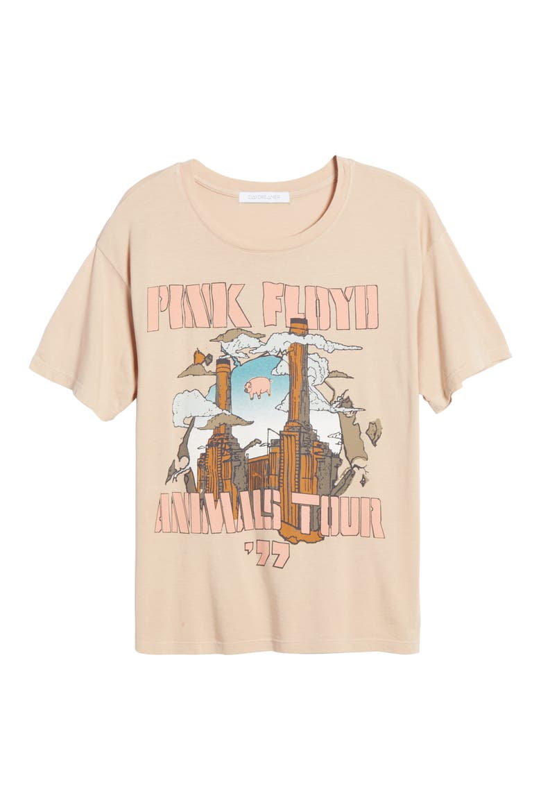 Pink Floyd Animals Tour Tee, Alternate, color, WASHED BLACK