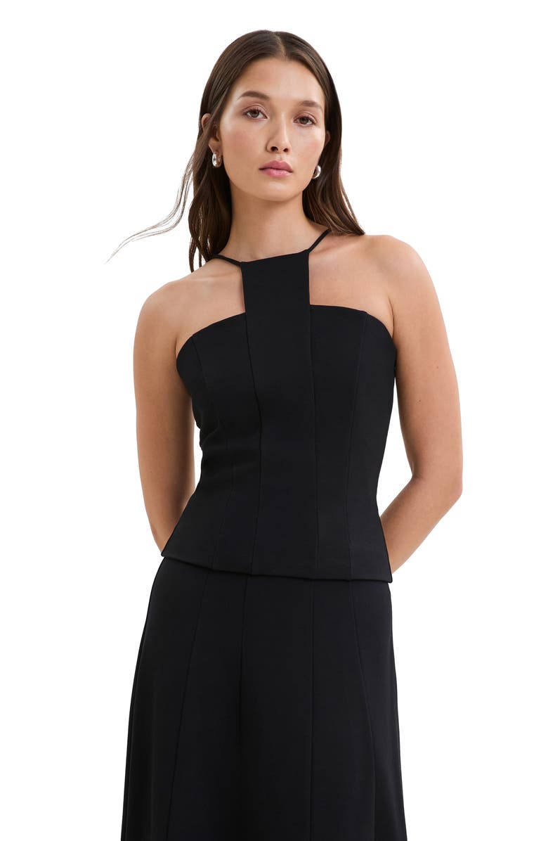 Marcella Bianca Top, Alternate, color, Black