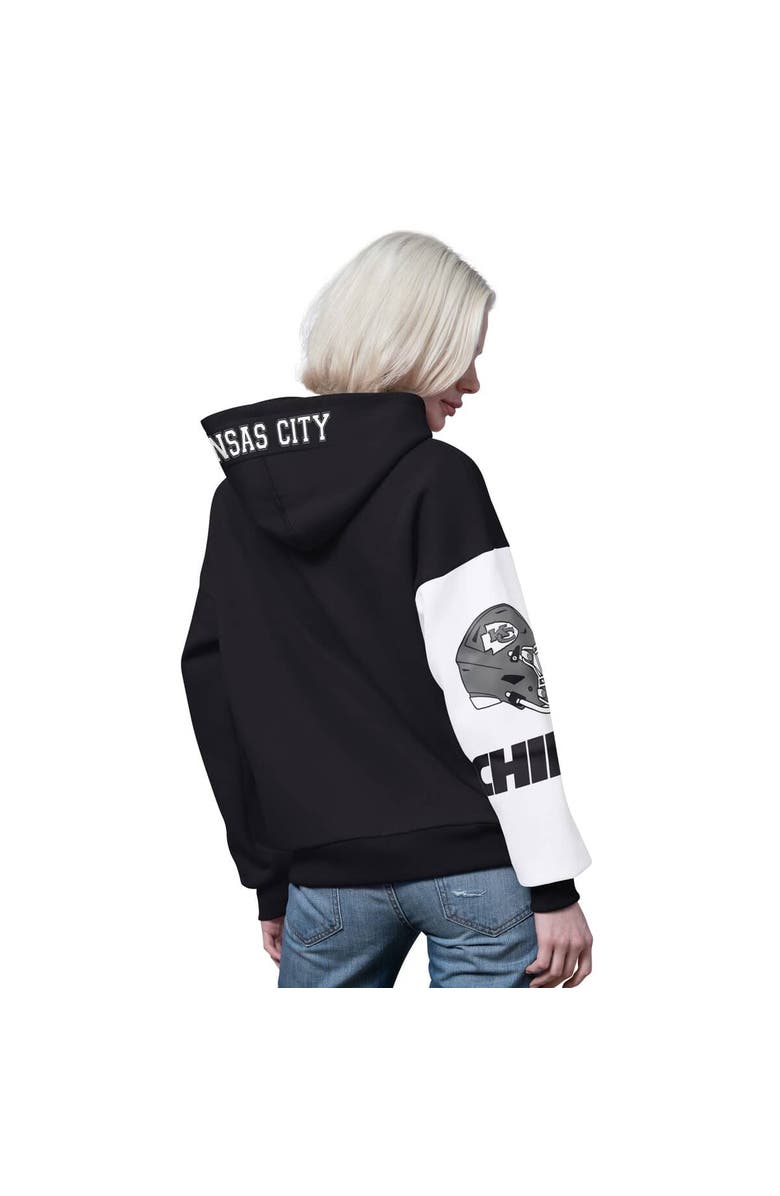 STARTER Women's Starter  Black Kansas City Chiefs 4th Down Full-Zip Hoodie, Alternate, color, Black