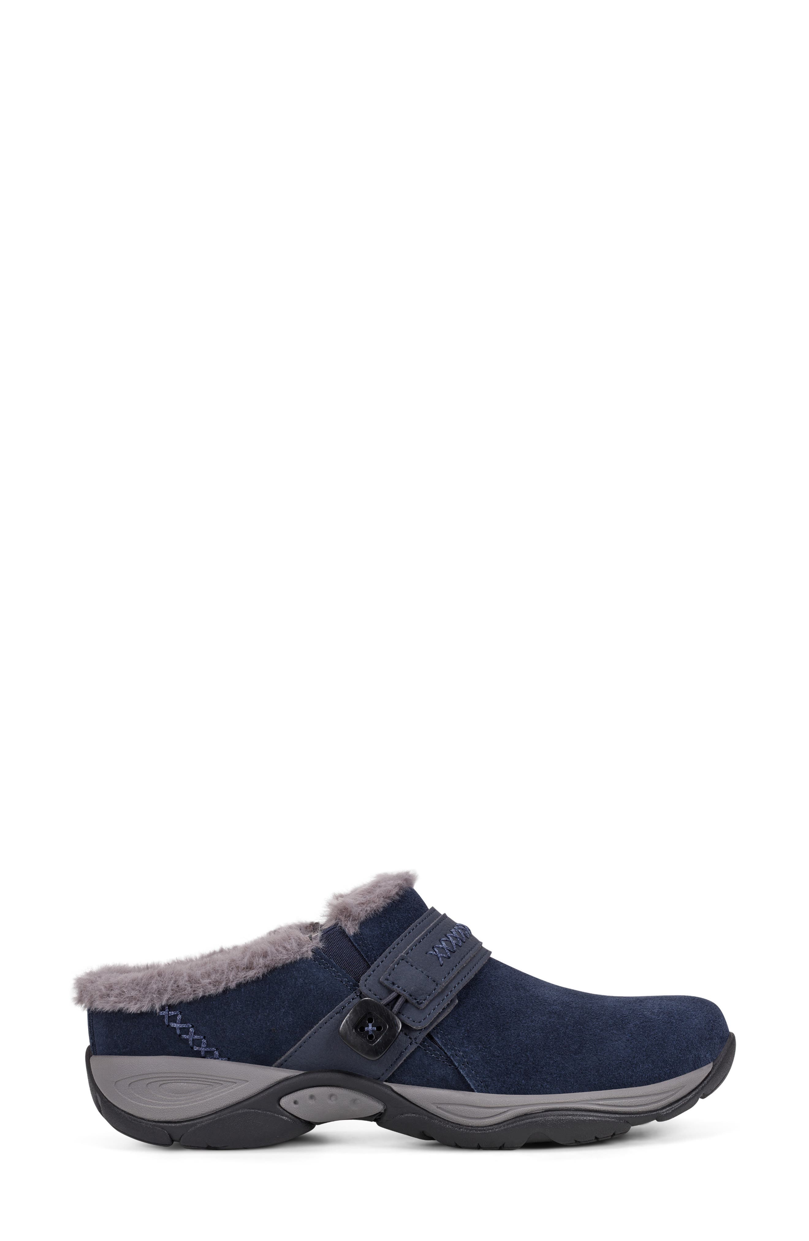 Elinn Faux Shearling Mule, Alternate, color, DARK BLUE