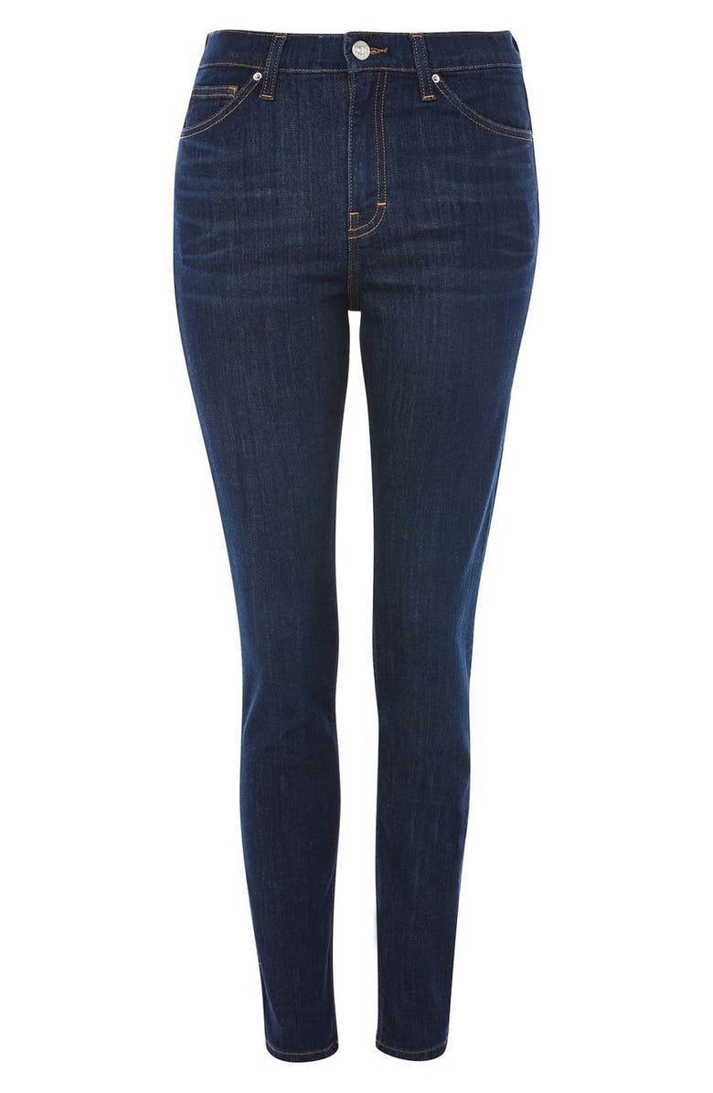 Topshop Jamie High Waist Ankle Skinny Jeans, Alternate, color,