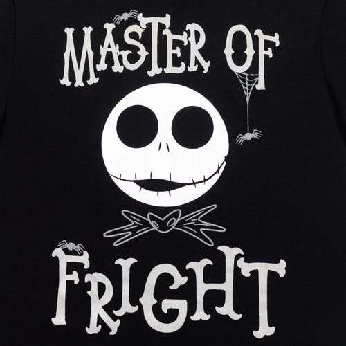 Disney Jack Skellington Nightmare Before Christmas T-shirt & French Terry Shorts Set In Multi