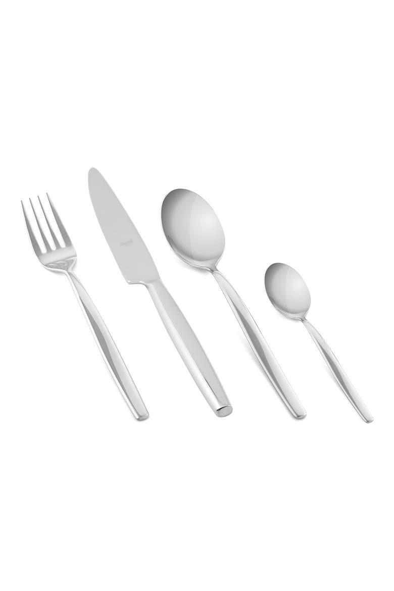 24-Piece Flatware Set, Main, color, STAINLESS STEEL