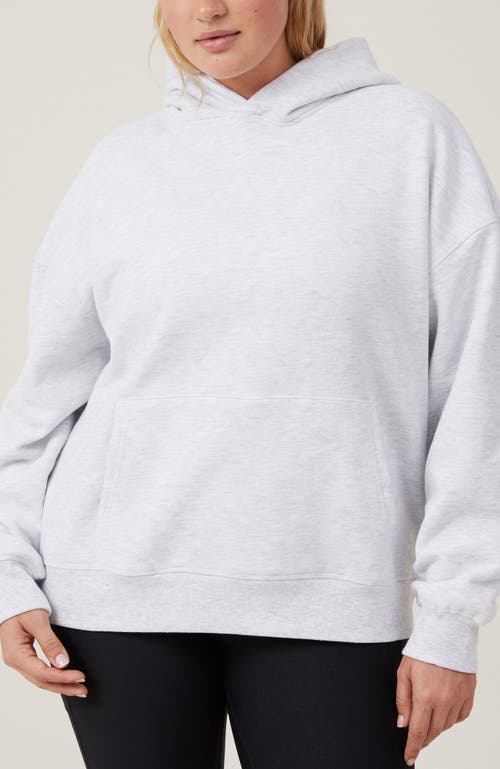 Cotton On Body Plush Premium Hoodie In Cloudy Grey Marle