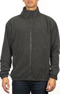 BURNSIDE Polar Fleece Full Zip Jacket
