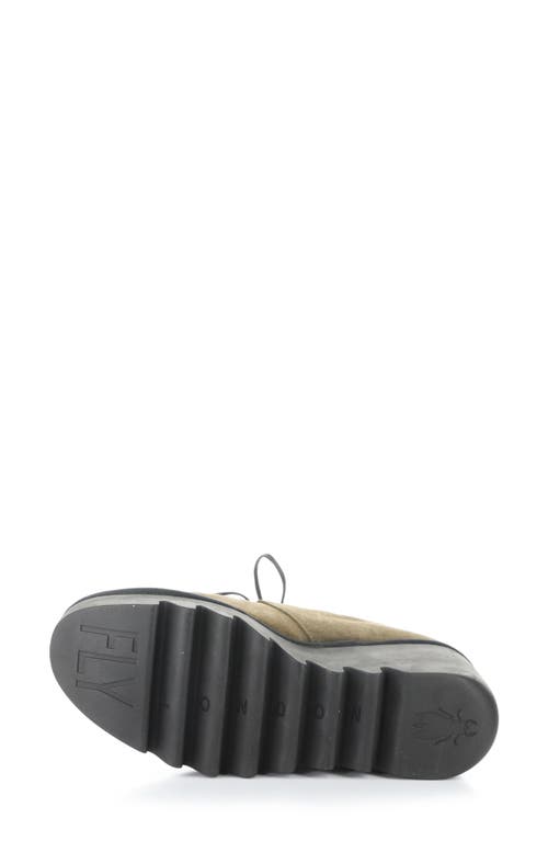 Fly London Brak Wedge Bootie In Gray