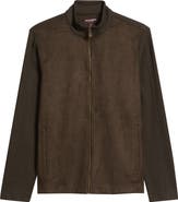 Johnston & Murphy Sueded Mixed Media Jacket