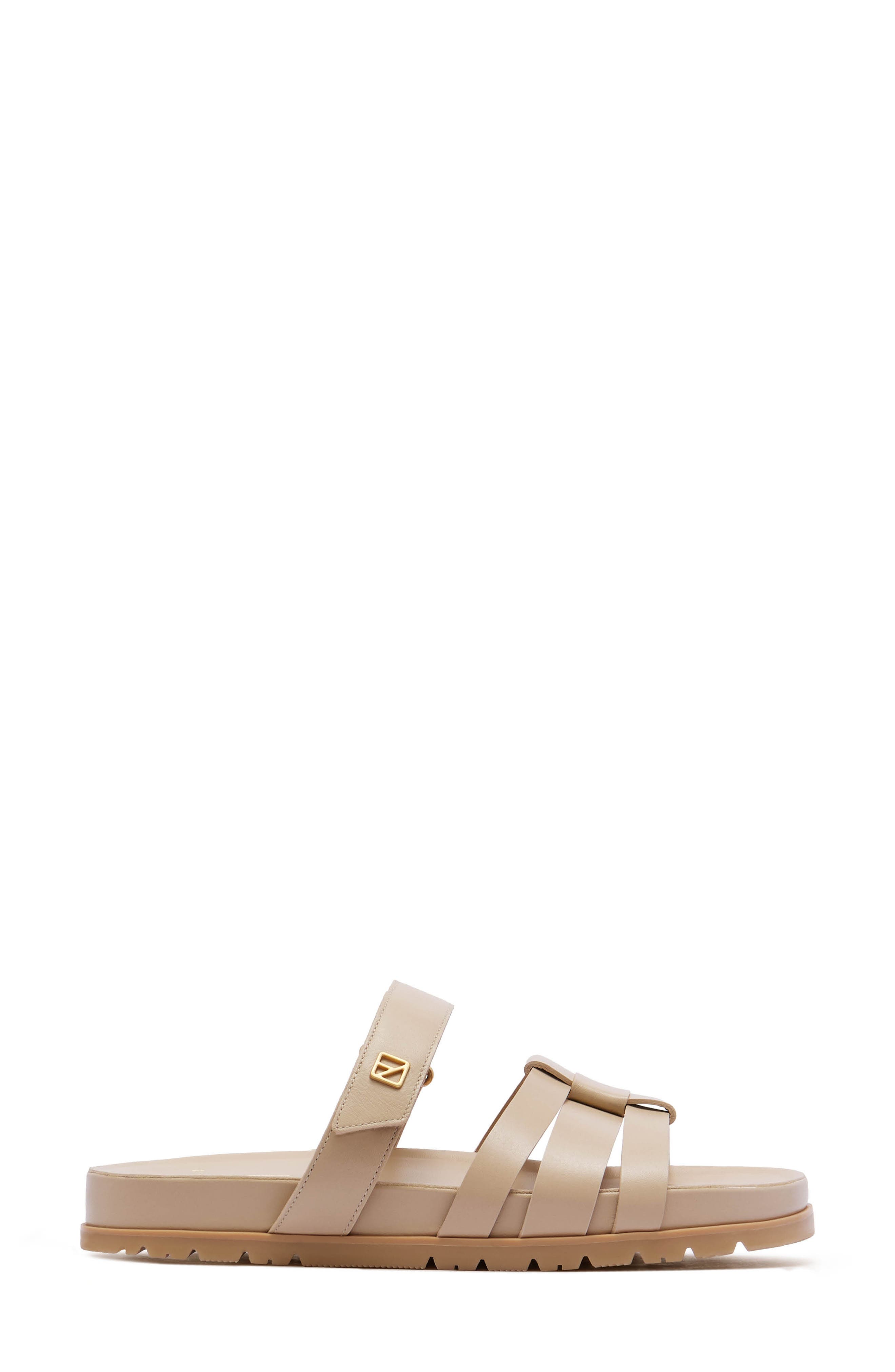 Kendall Slide Sandal, Alternate, color, OAT MILK