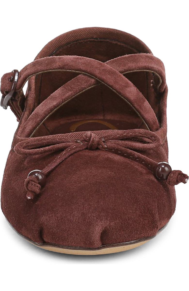 Circus NY by Sam Edelman Zuri Strappy Ballet Flat, Alternate, color, Deep Pecan