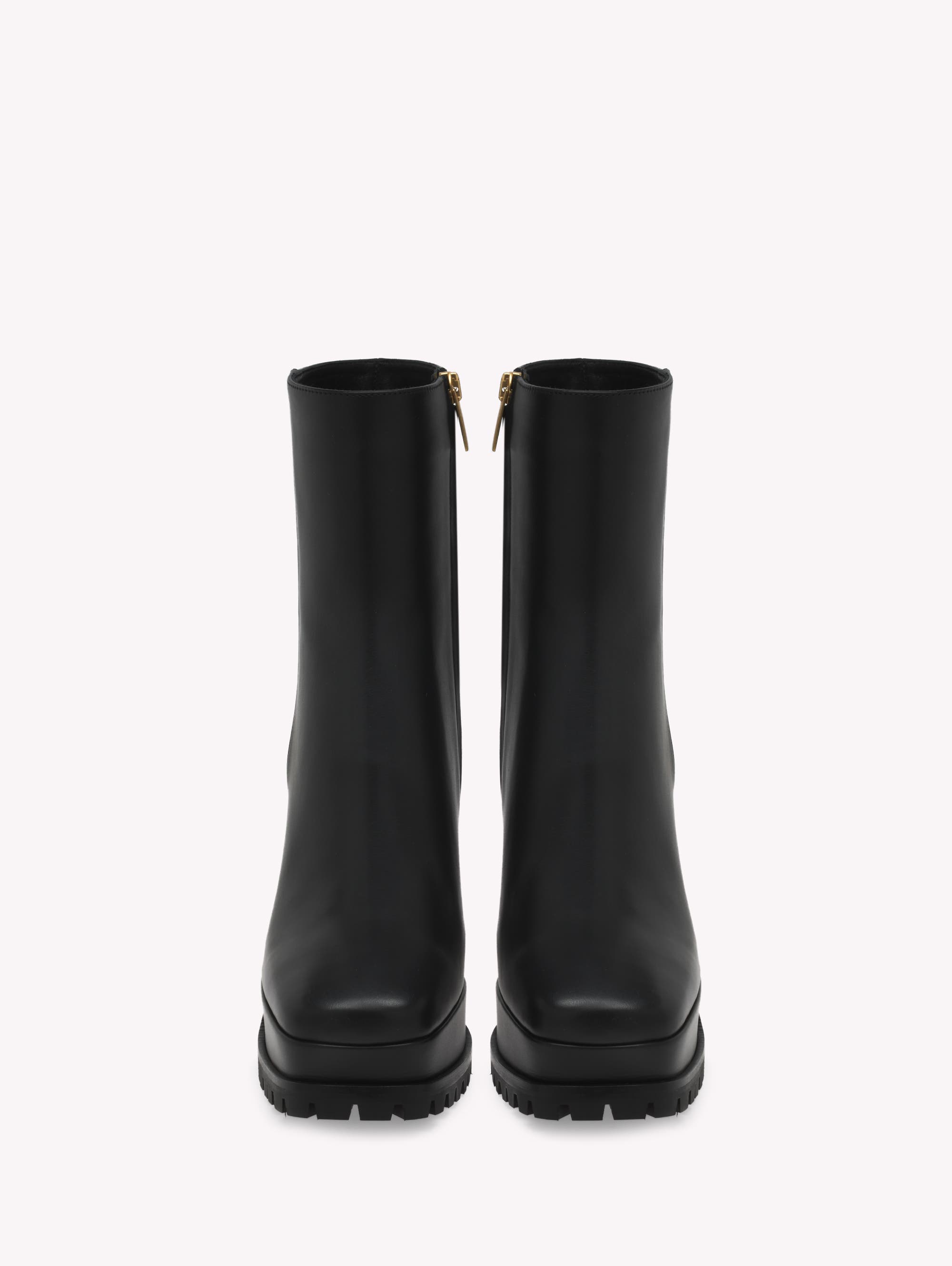 Gianvito Rossi Harlem Boots, Alternate, color, Black Calf Leather