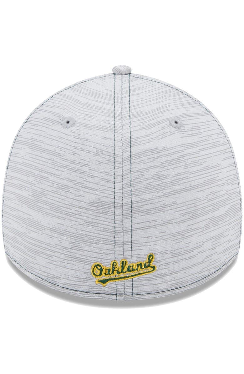New Era Men's New Era Gray Oakland Athletics Speed 39THIRTY Flex Hat, Alternate, color, 