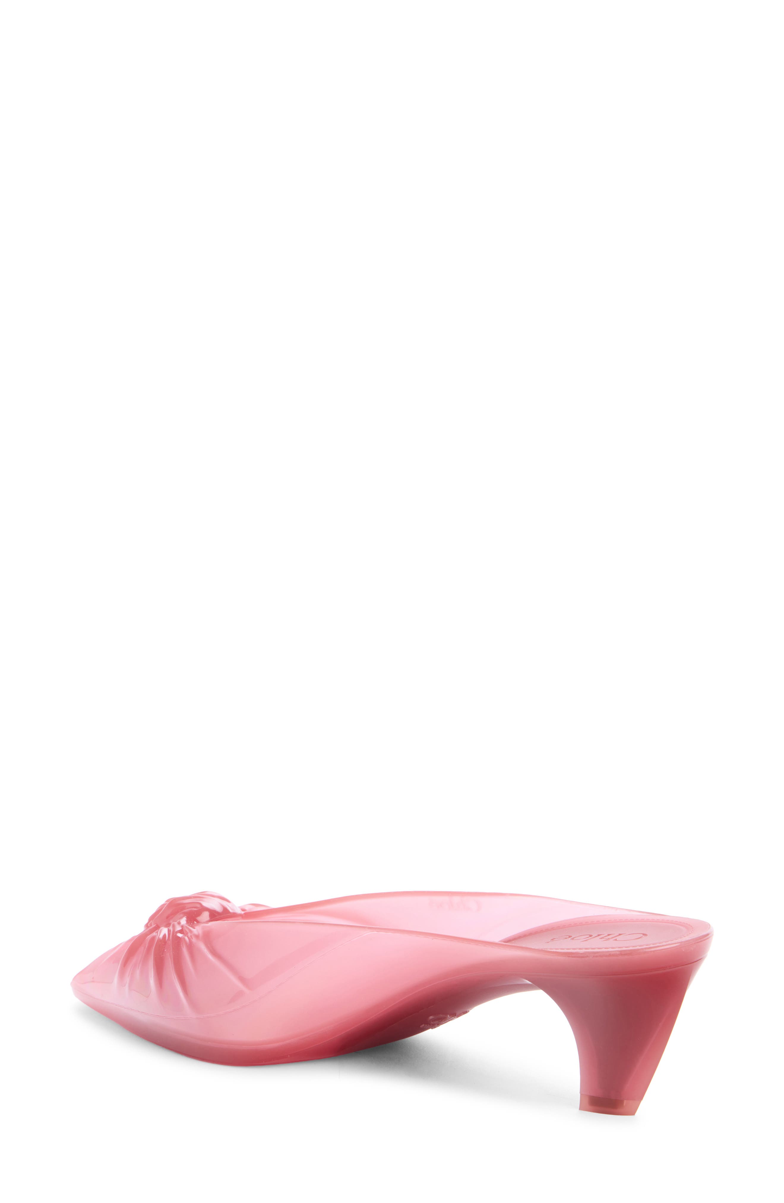 Jelly Peep Toe Kitten Heel Mule, Alternate, color, CANDY PINK