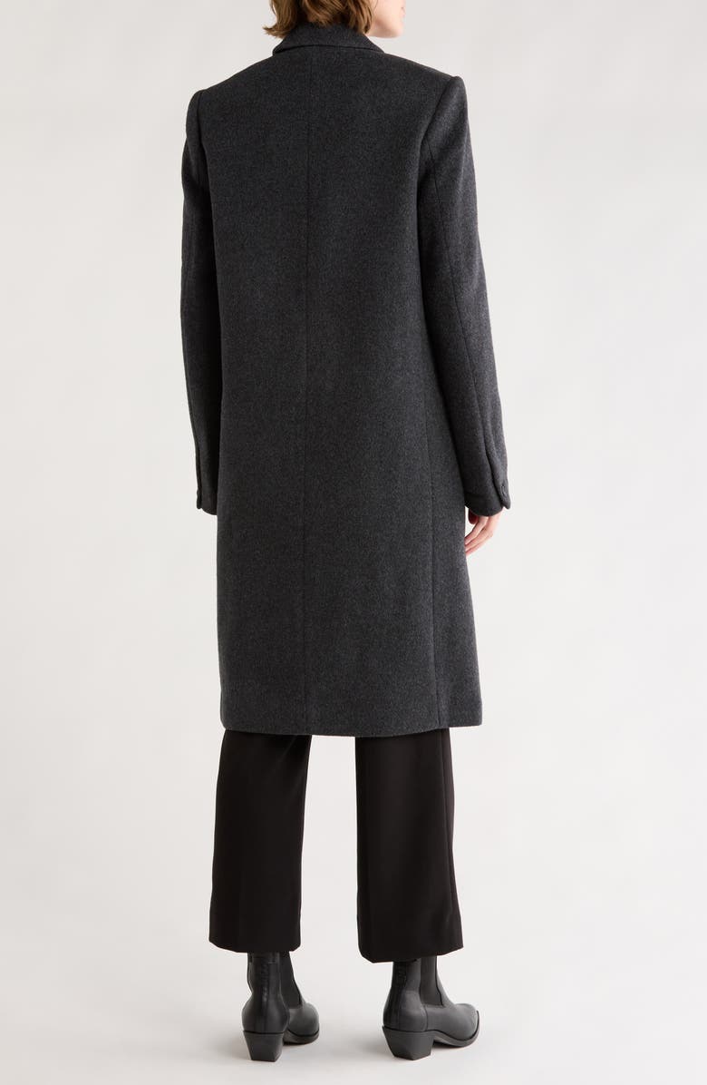 rag & bone Avanti Wool Blend Coat, Alternate, color, Charcoal