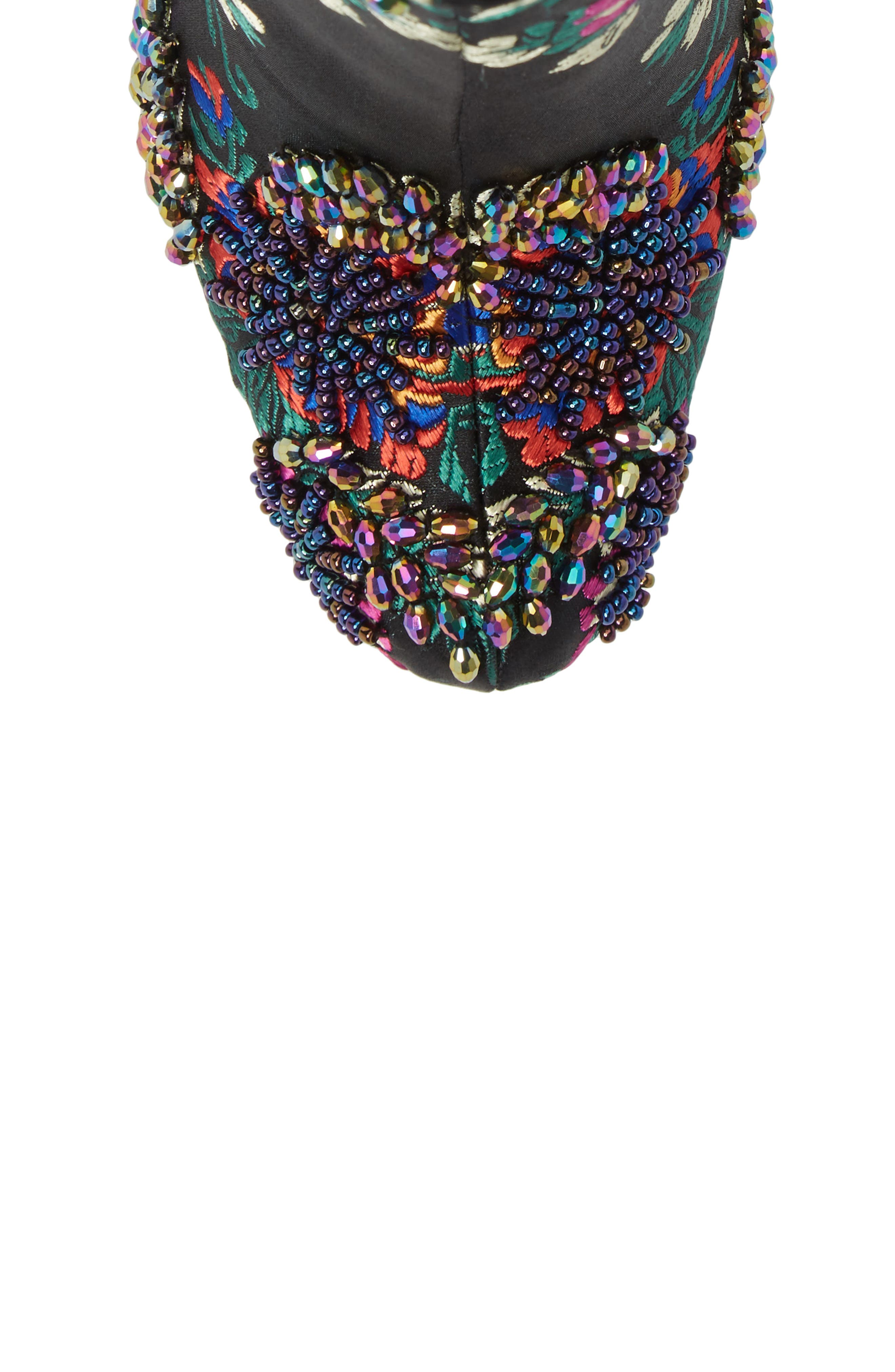 Jeffrey Campbell Stratford Embellished Brocade Bootie, Alternate, color, 