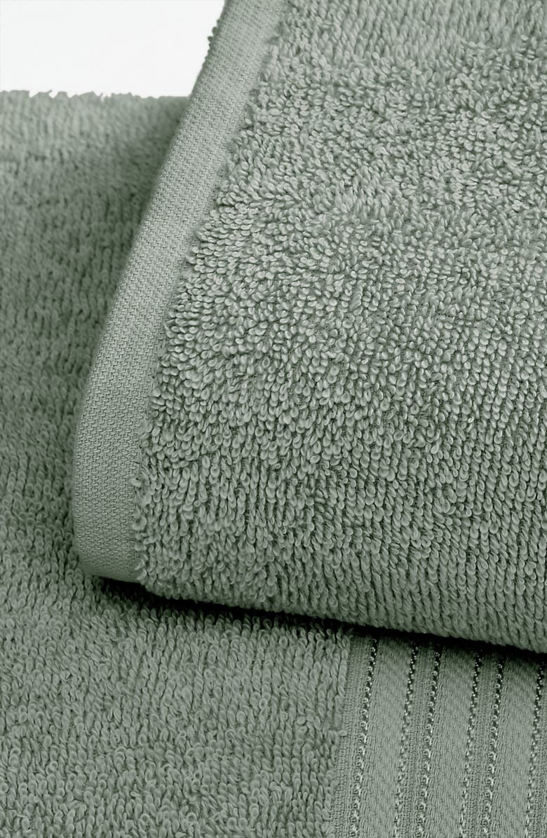 Woven & Weft 6-Pack Cotton Bath Towels, Alternate, color, Eucalyptus