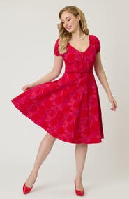 Unique Vintage Ohara Swing Dress