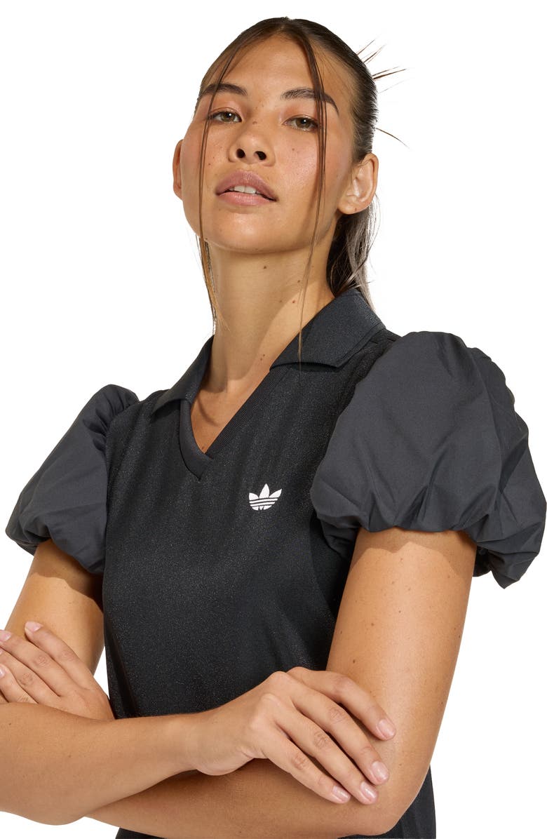 adidas Originals Balloon Sleeve Dress, Alternate, color, 