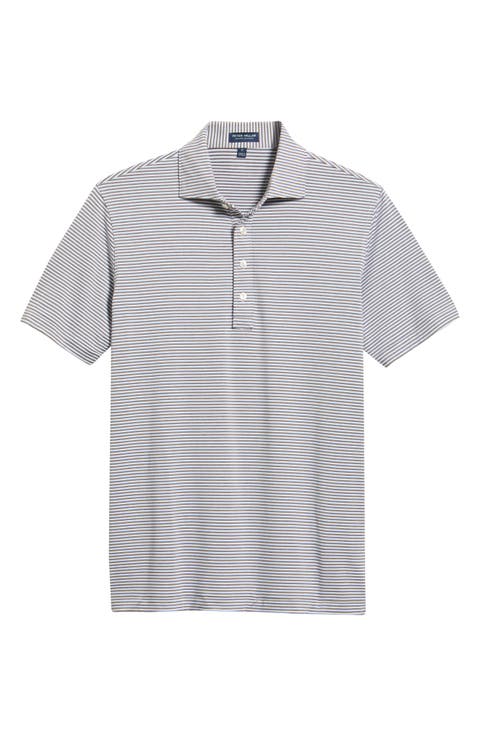 Rondo Crown Crafted Stripe Performance Jersey Polo